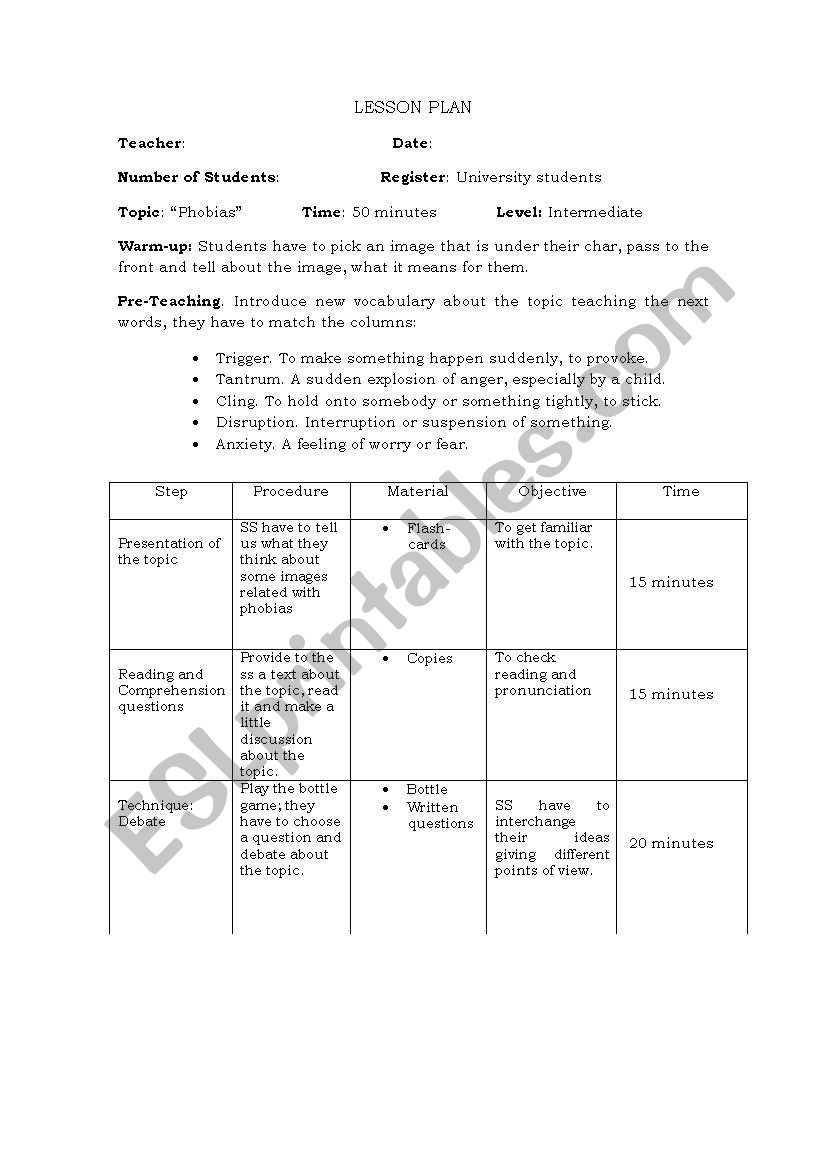 Lesson Plan 