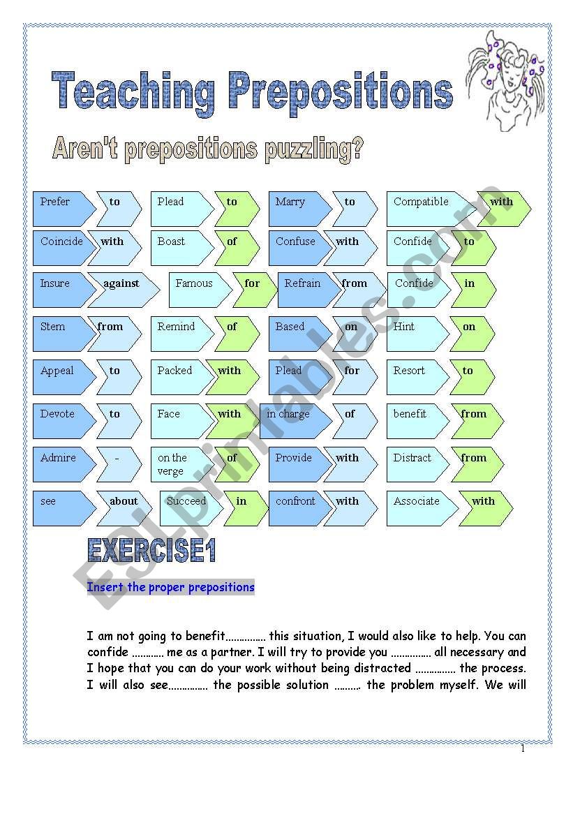 10 PAGE Teaching prepositions KEY provided