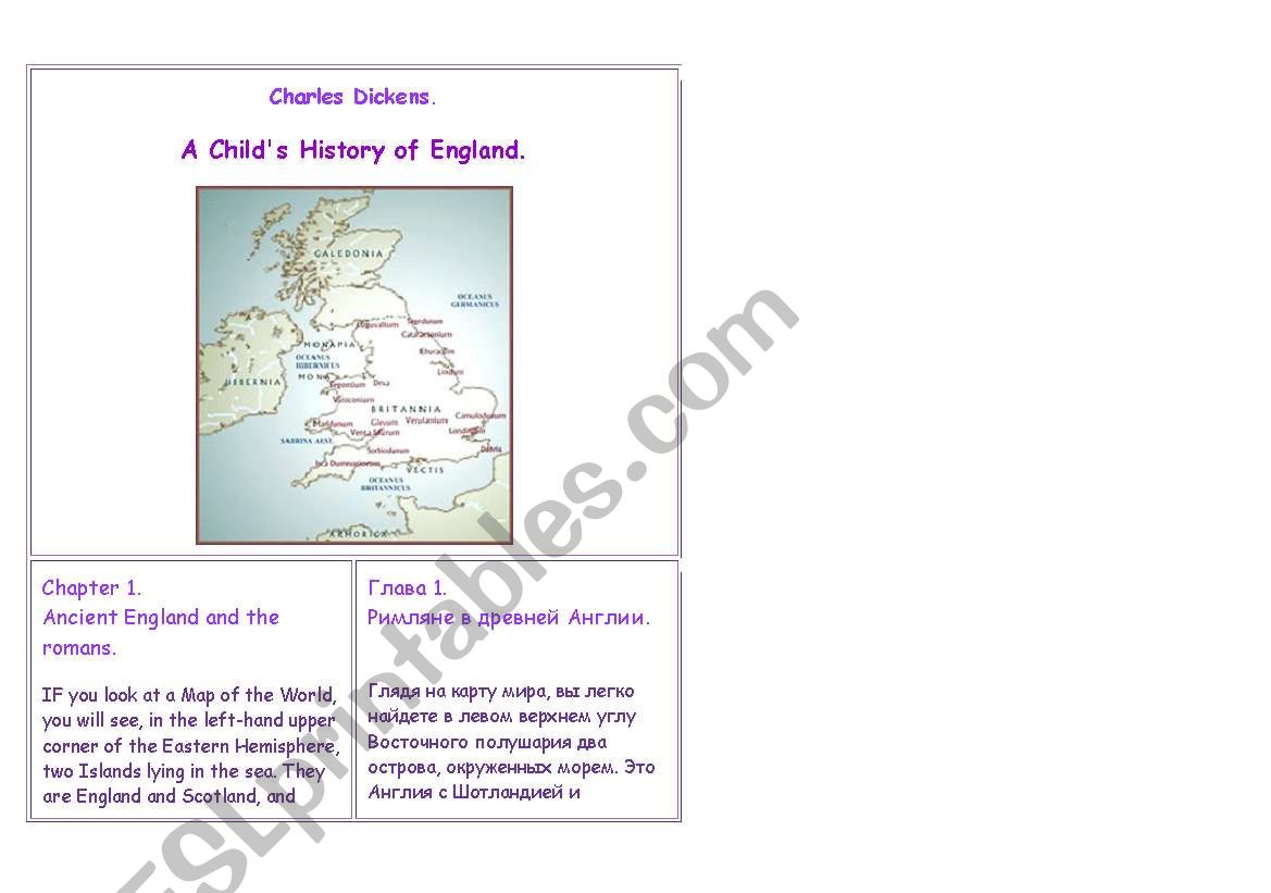 History of England worksheet