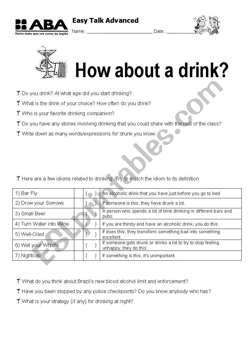How About a Drink - A debate over Brazils new Drinking&Driving law