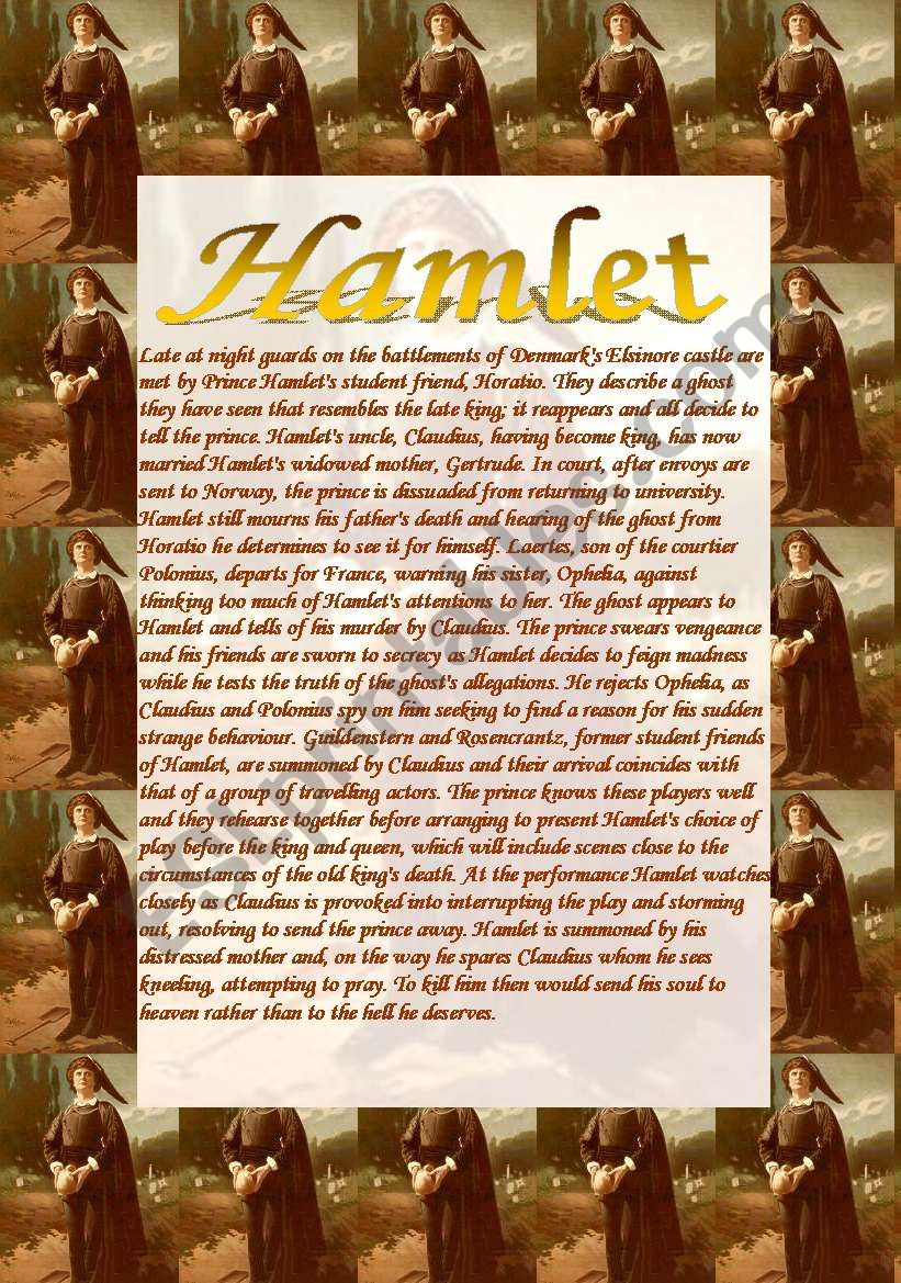 Hamlet worksheet