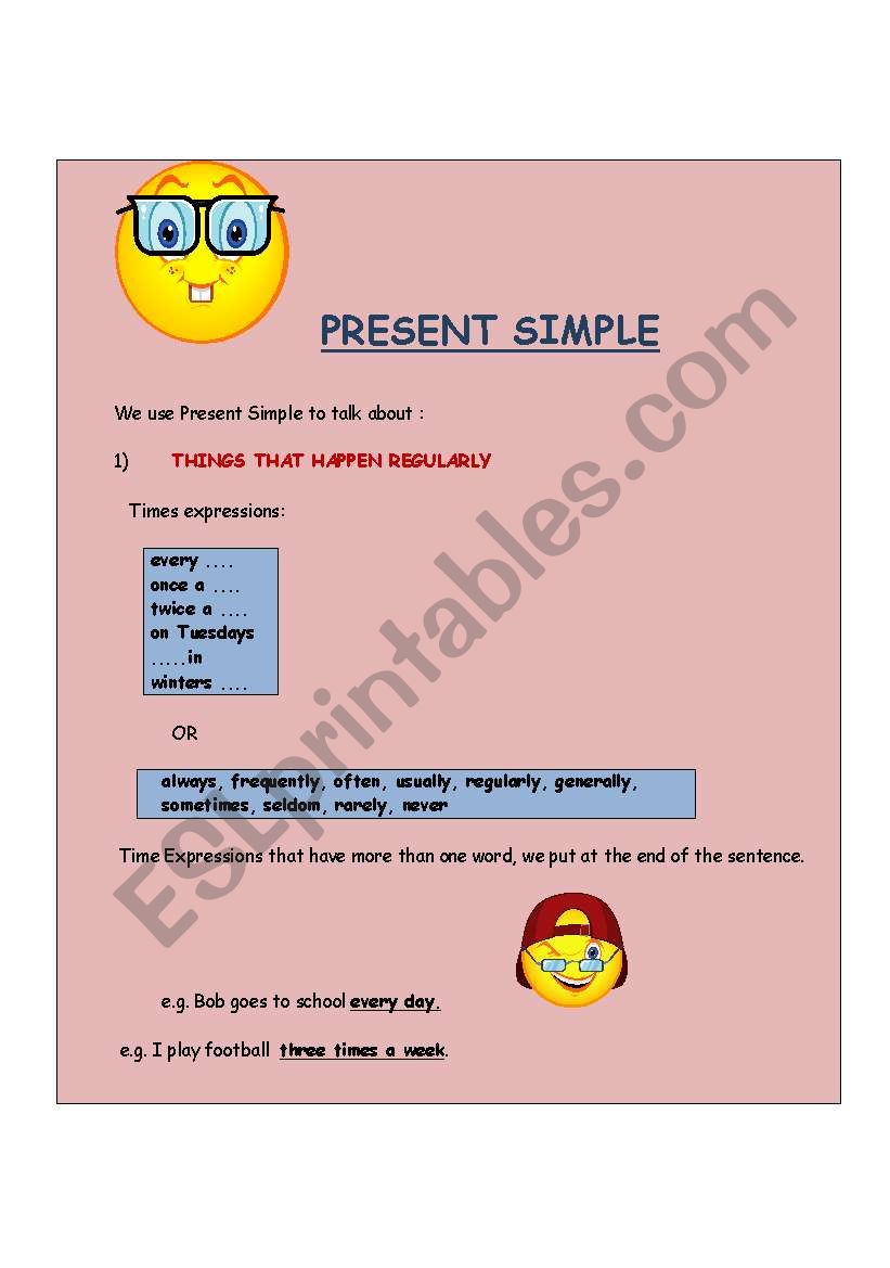 Present Simple worksheet
