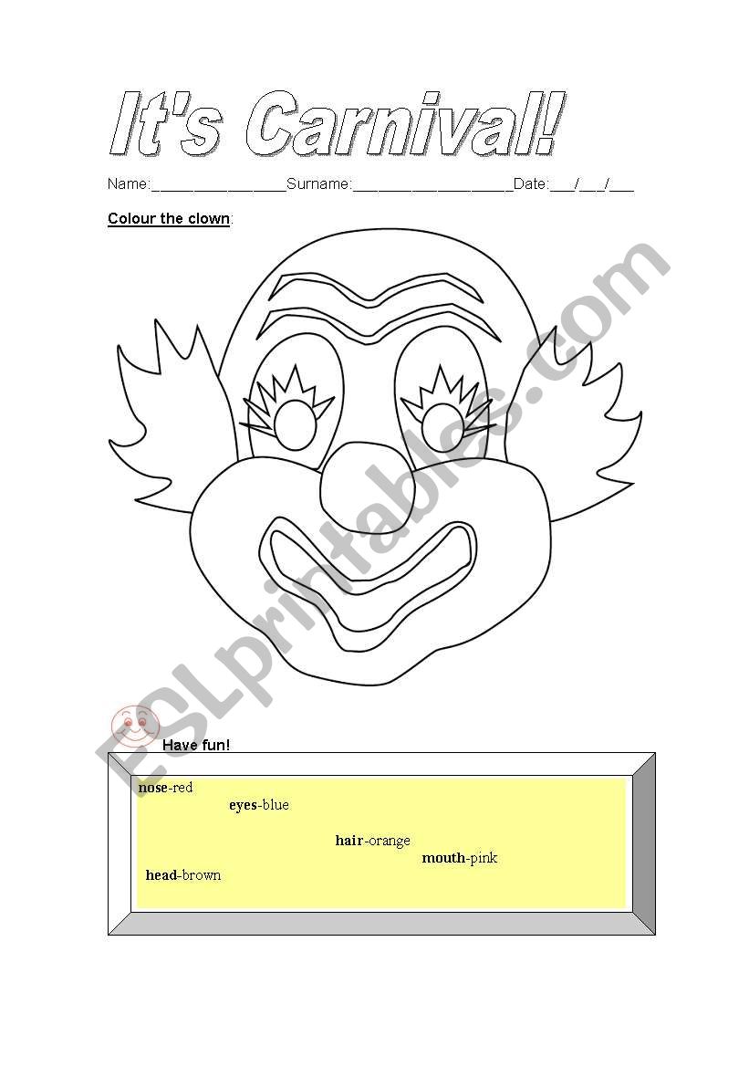 Carnival_worksheet worksheet