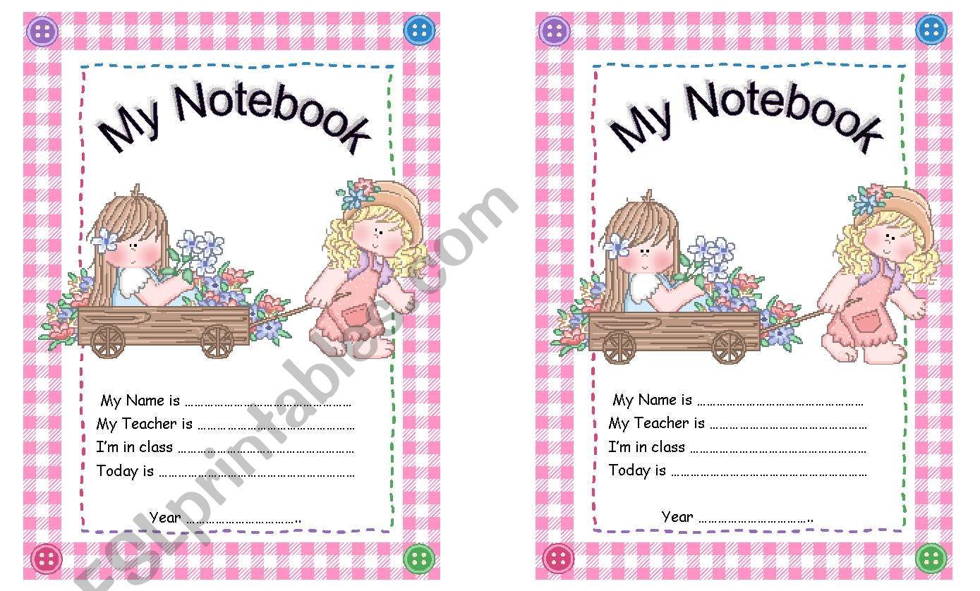 Just Cute cover page!! worksheet
