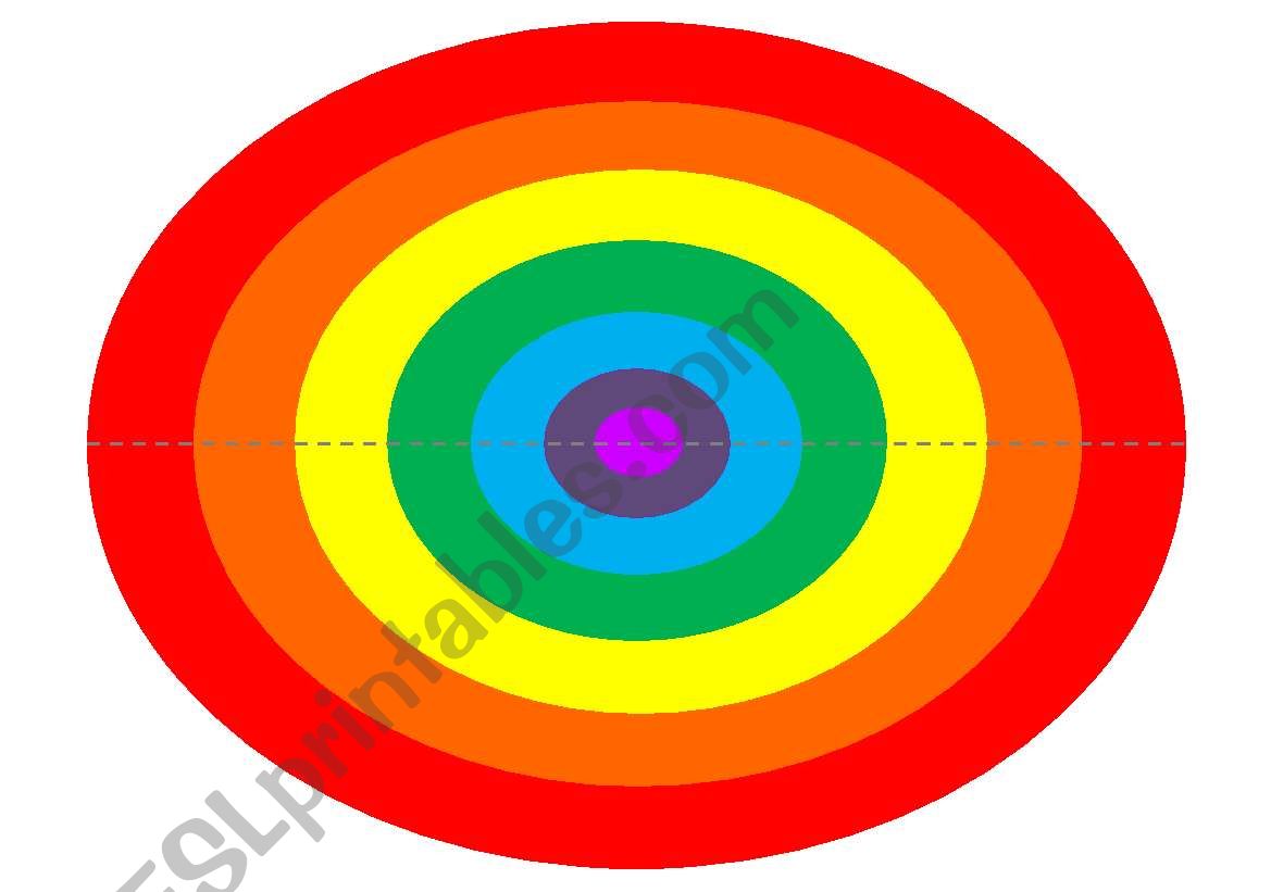 Rainbow Rings - ( Word Mobile or Cutting Activity)