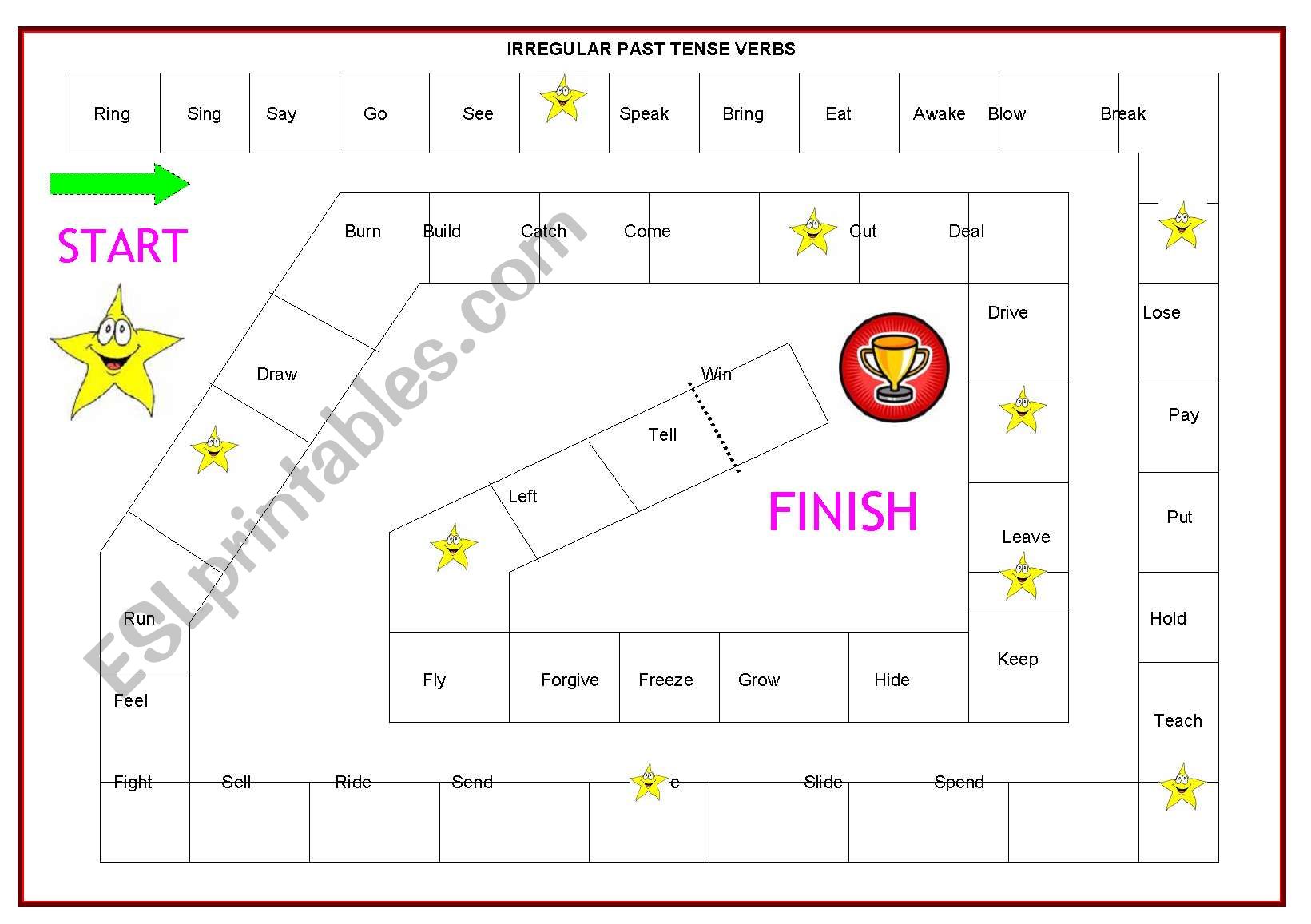 Irregular Verbs in Past Tense worksheet