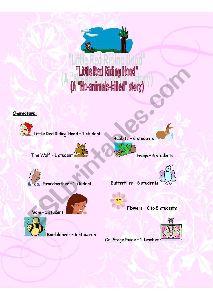 Little Red Riding Hood script for children