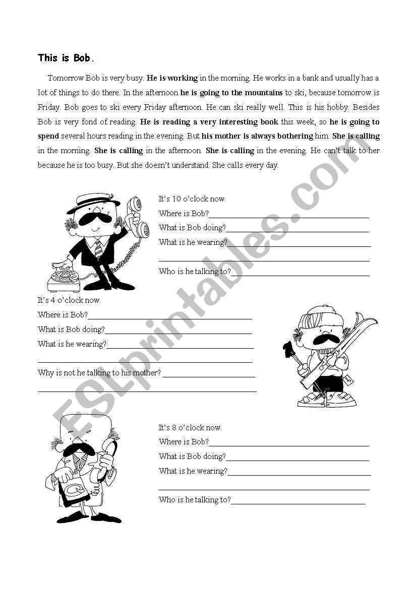 This is Bob worksheet