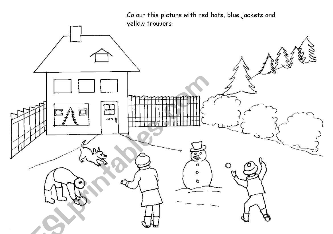 Winter worksheet