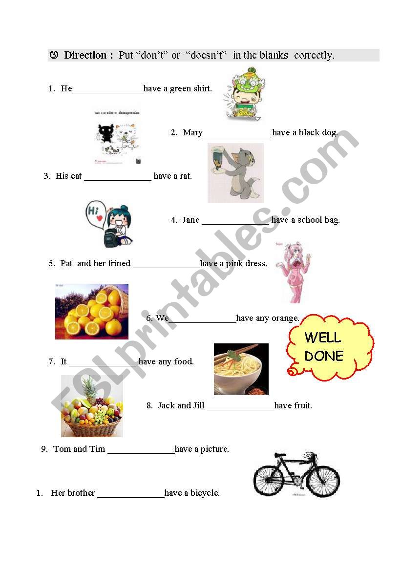 Present simple tense worksheet