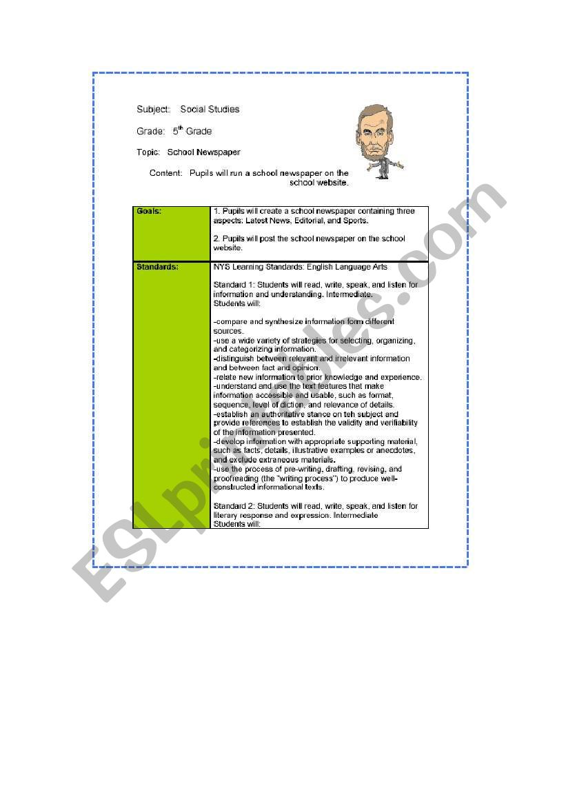 lesson plan worksheet