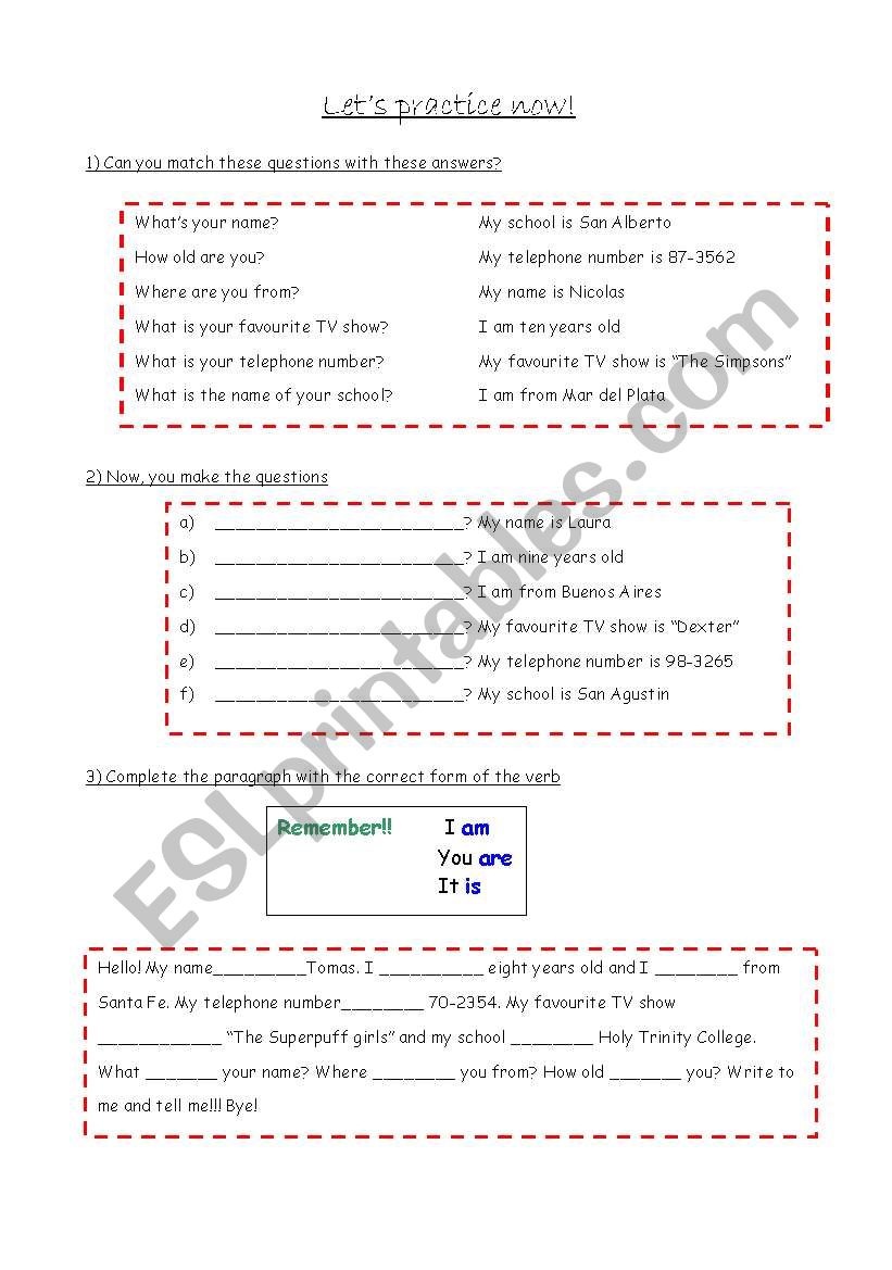 Revision Simple Present ( 3 pages )