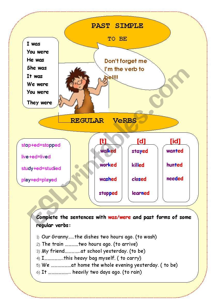 Past Simple worksheet