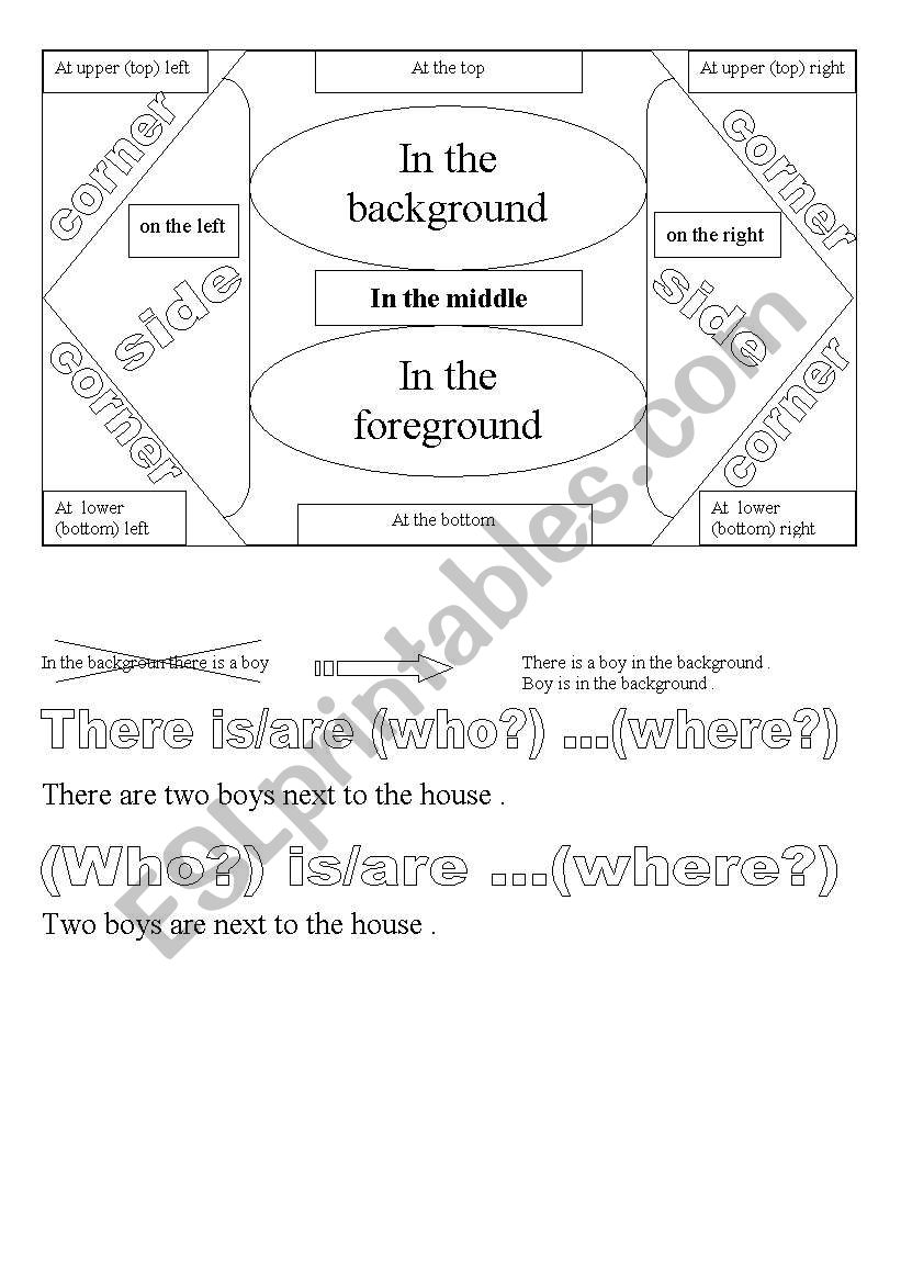 Describe Picture worksheet