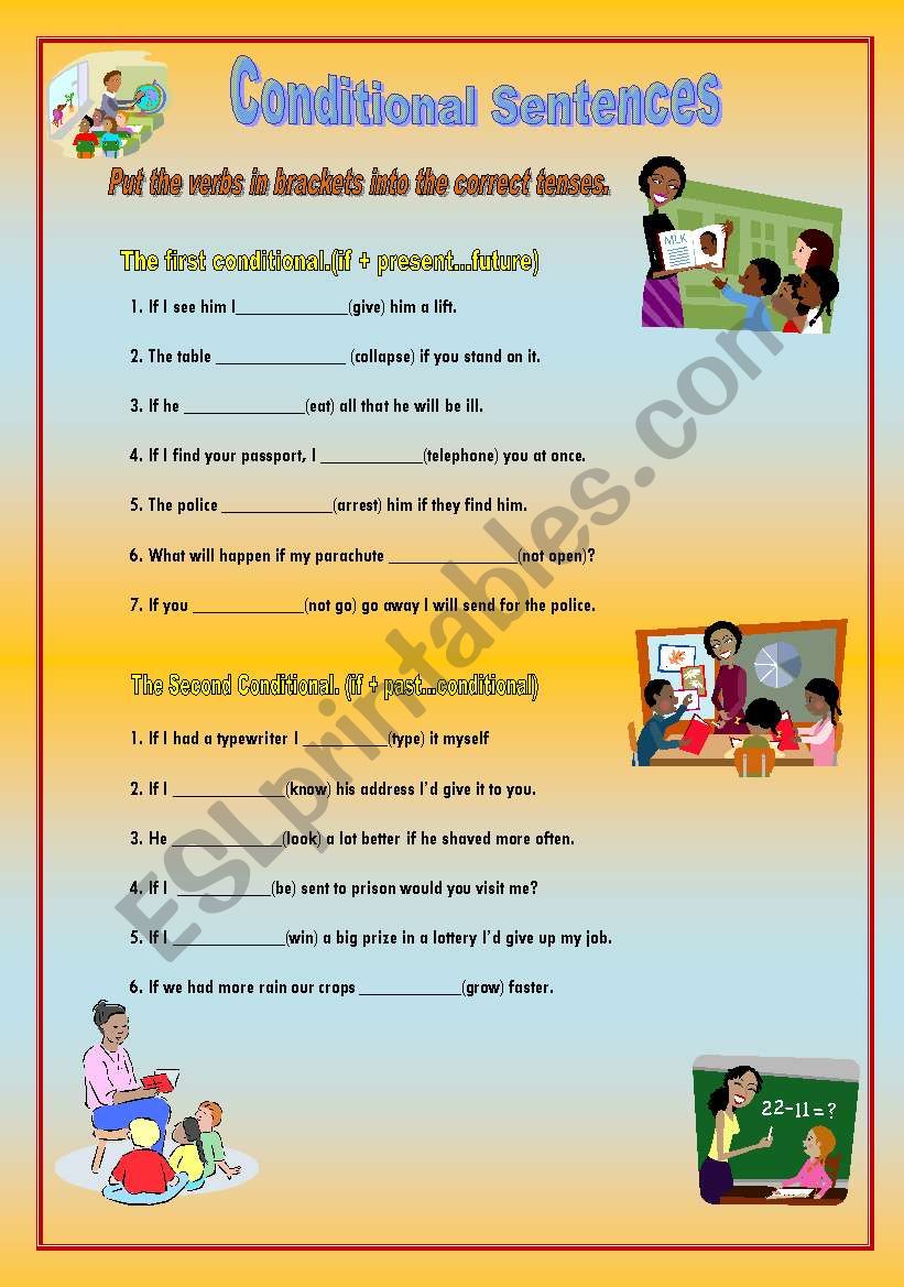 Conditional Sentences worksheet