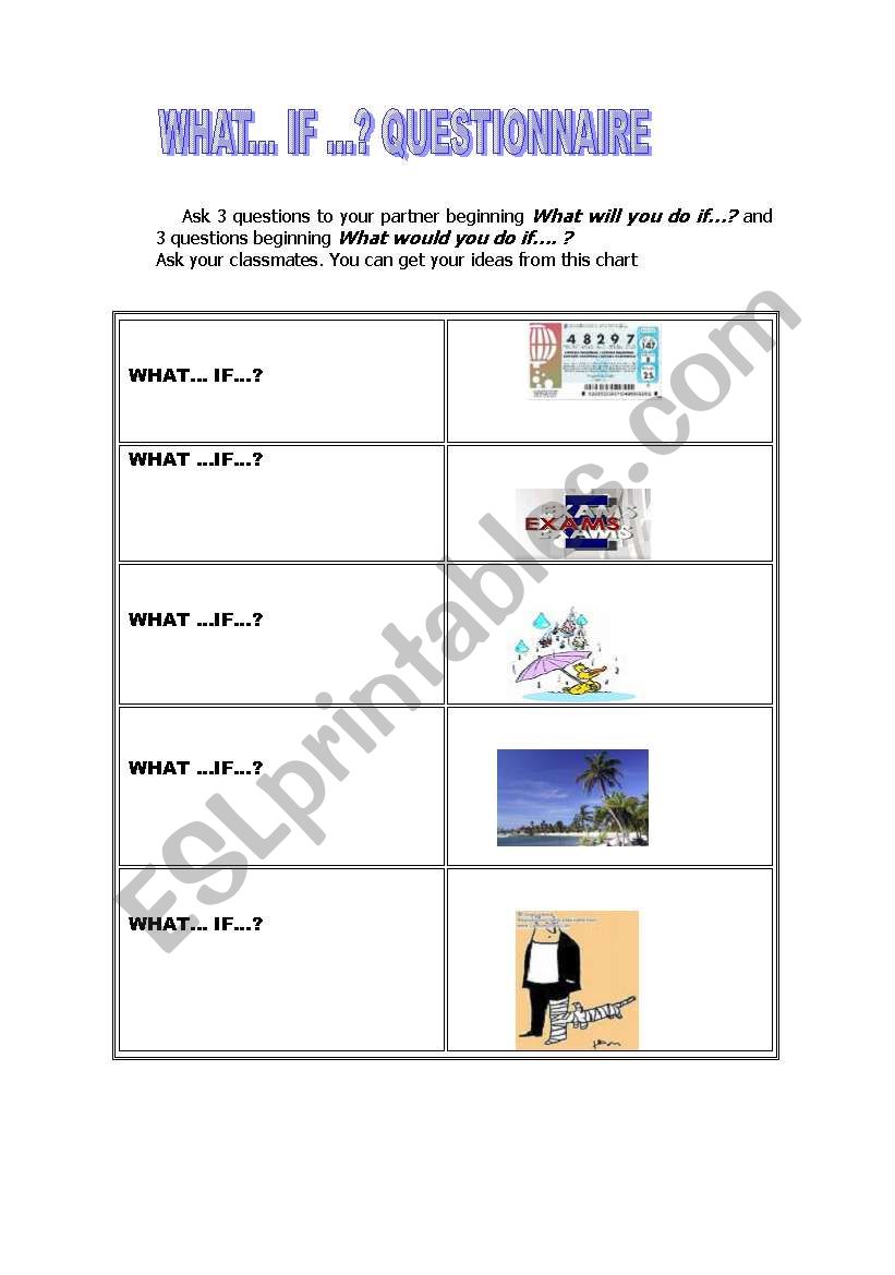 CONDITIONAL SENTENCES worksheet