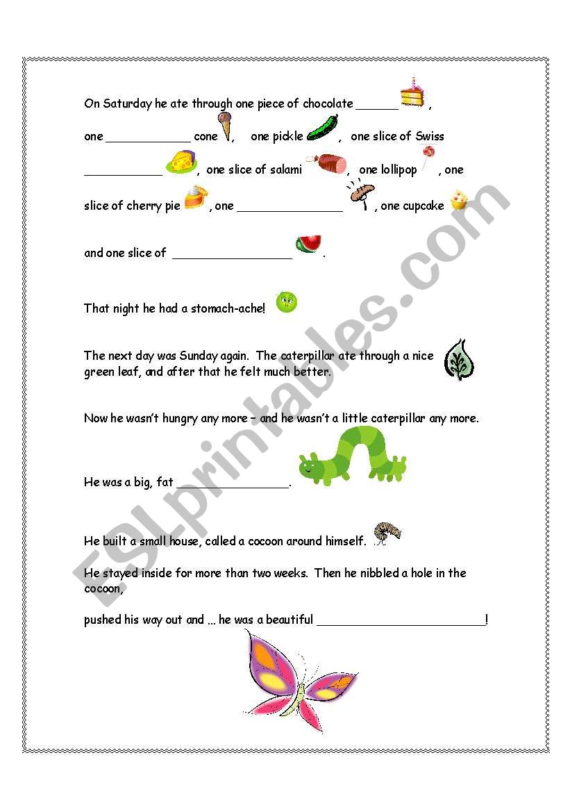 The Very Hungry Caterpillar, (2 of 2)