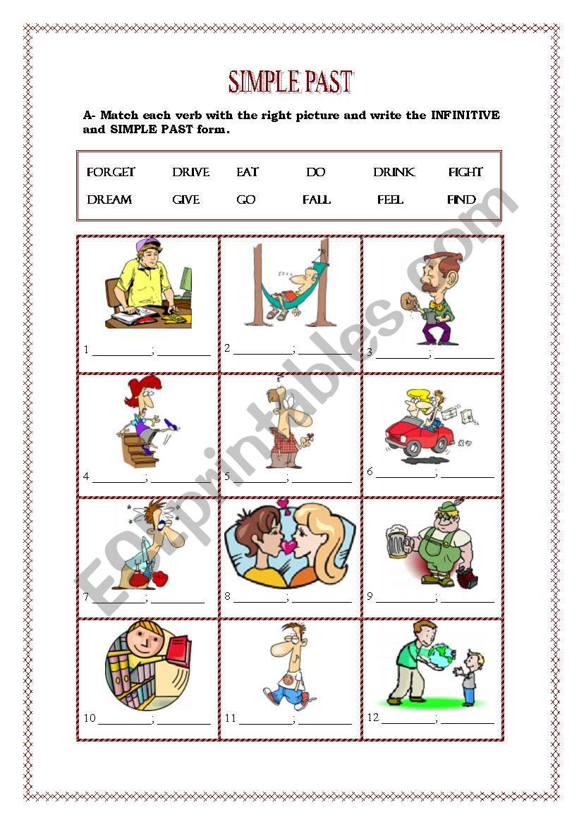 SIMPLE PAST-IRREGULAR VERBS (2/2)