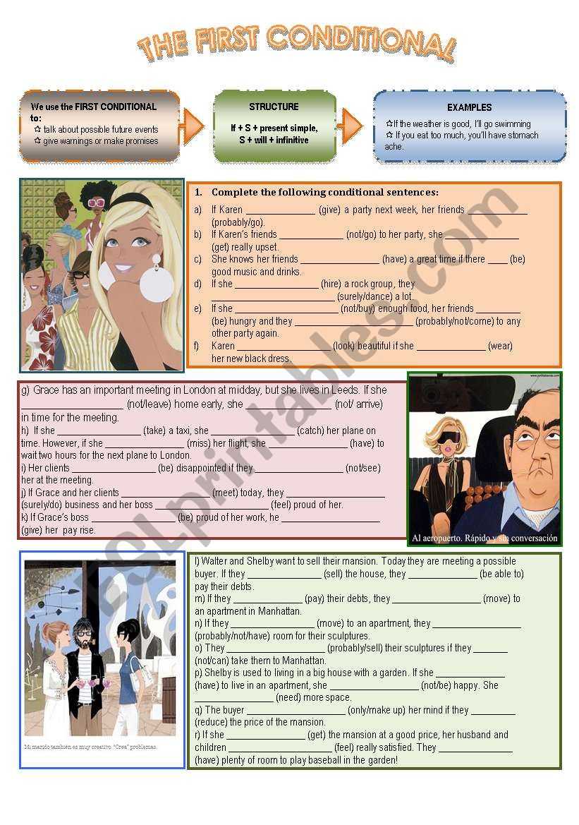 The First Conditional worksheet