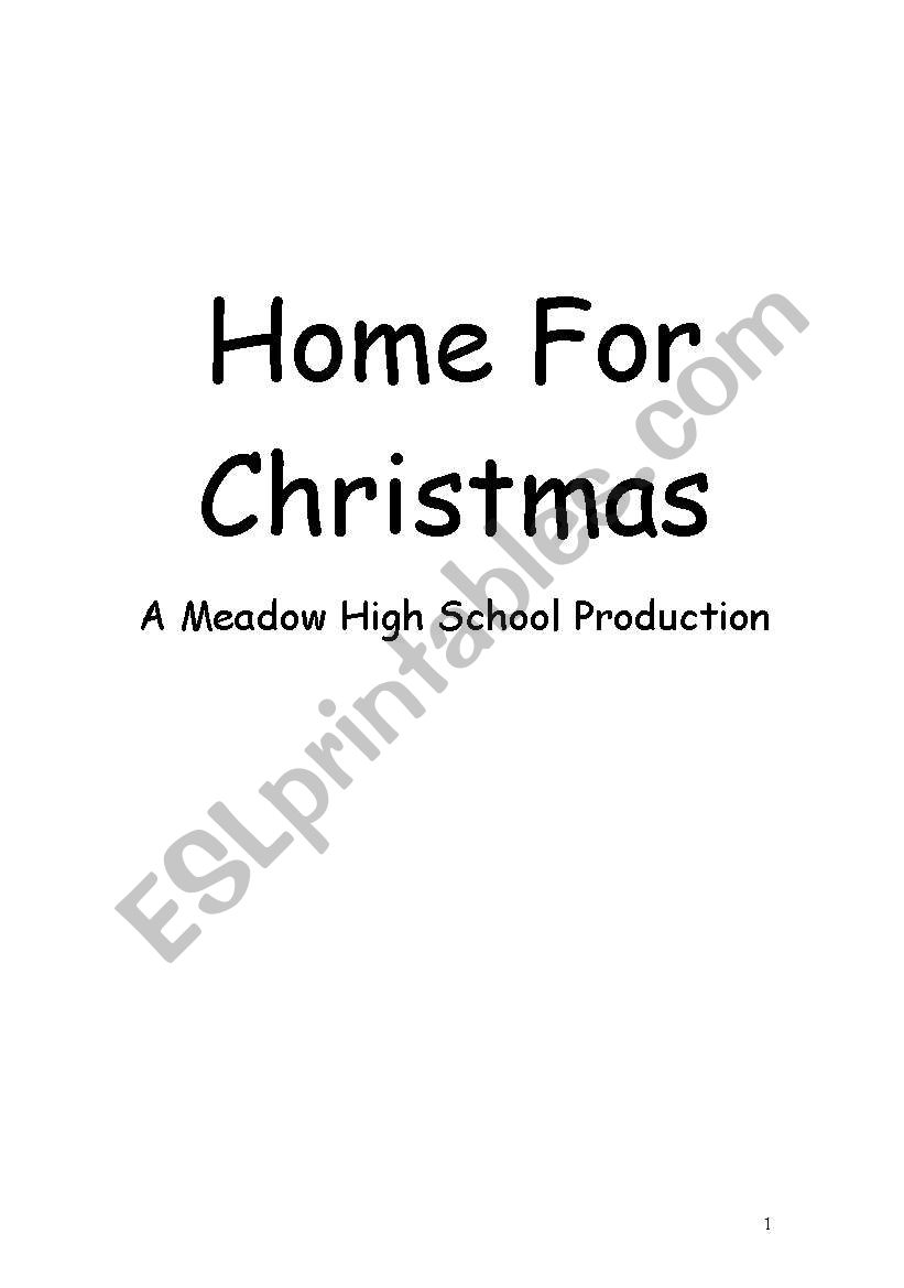 Christmas play  worksheet