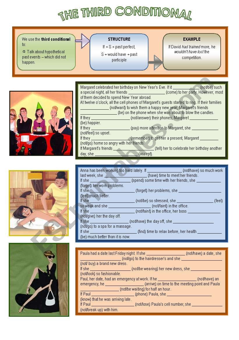 The third conditional worksheet