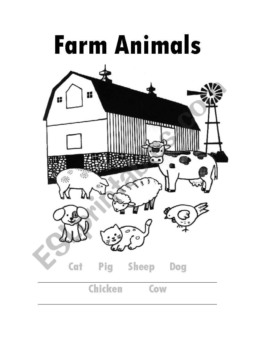 Farm Animals worksheet