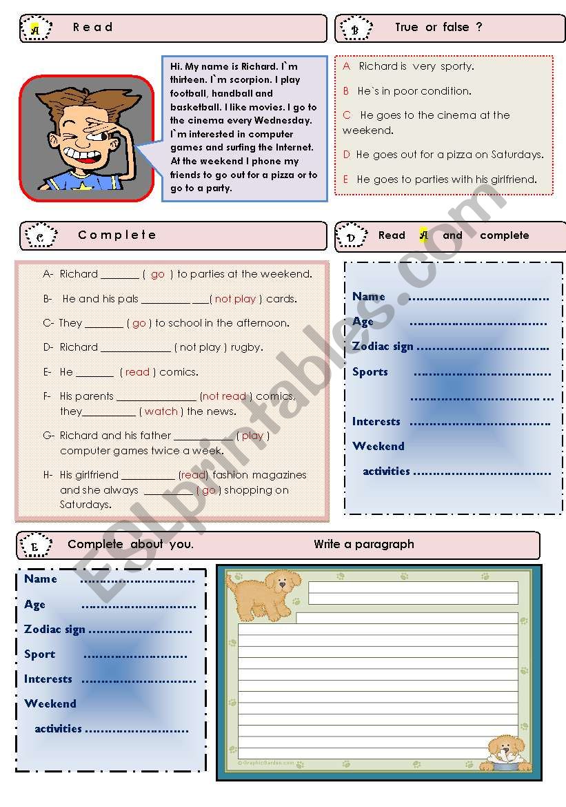 first day 2009 (A and B tests)