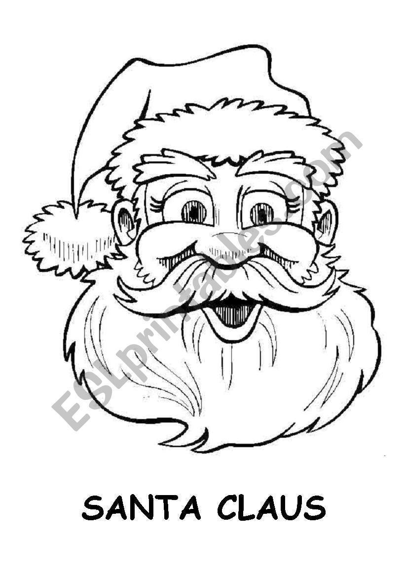 santa claus worksheet