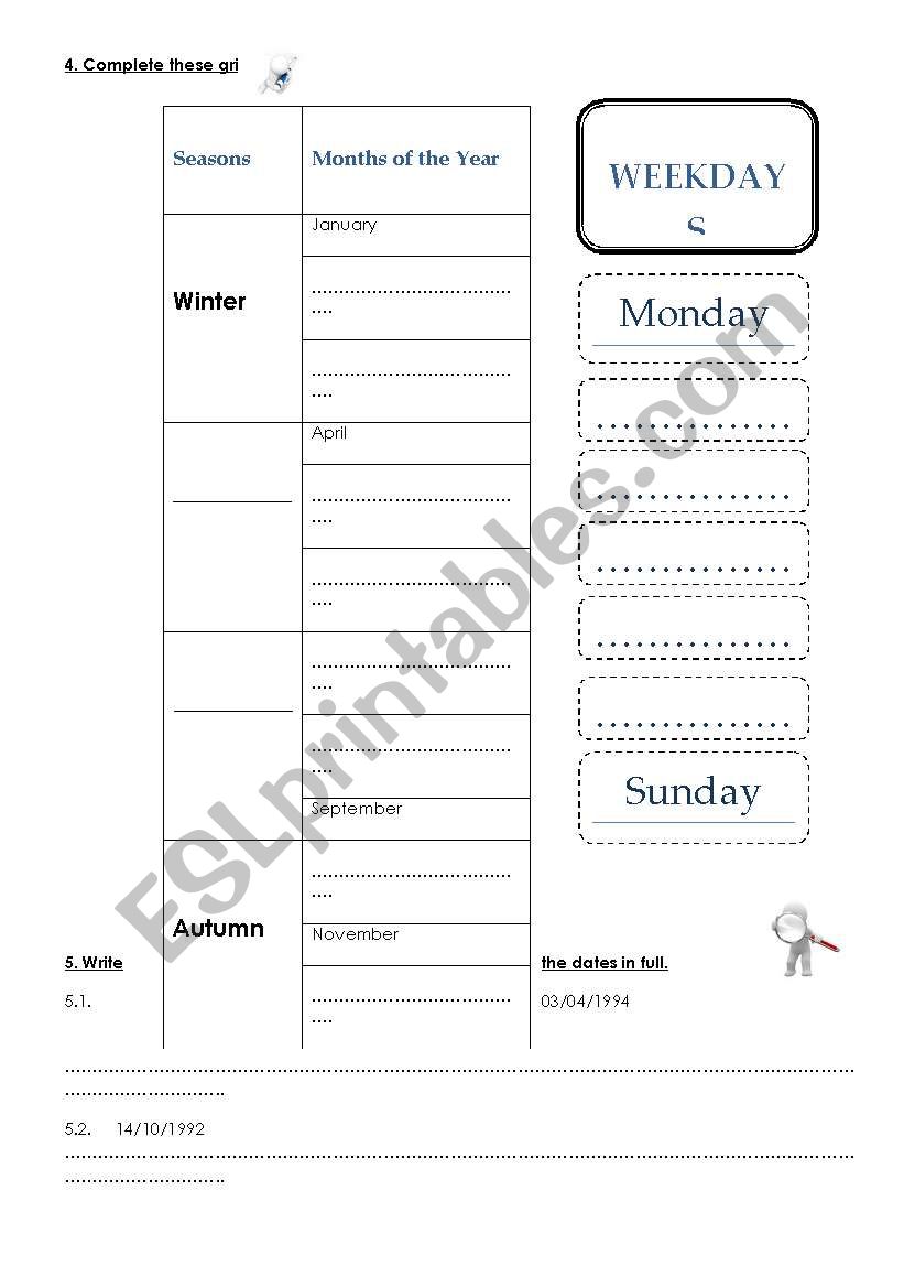 Written Test (2nd part) worksheet