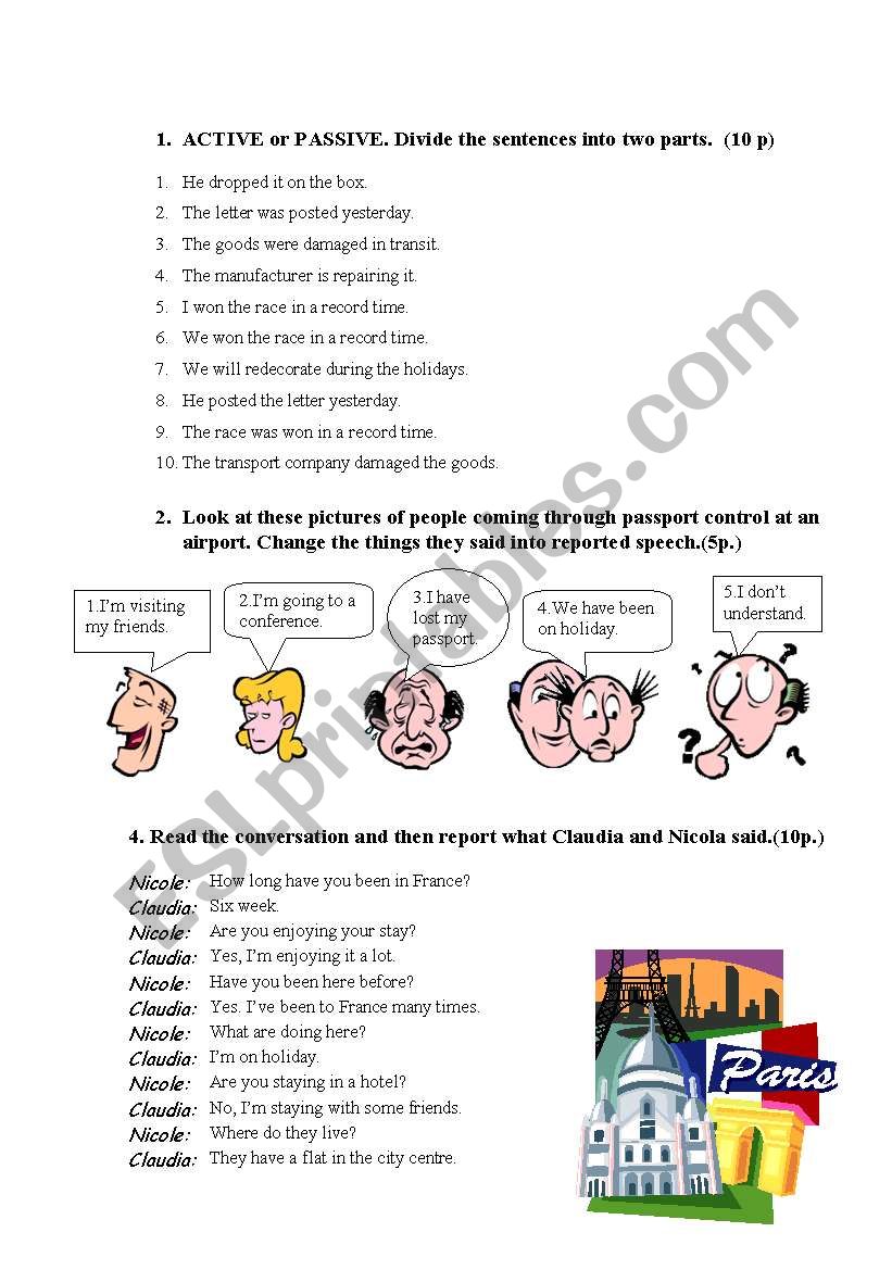Tenses of verbs worksheet