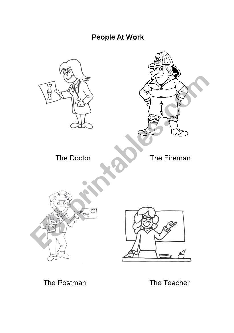 People At work worksheet
