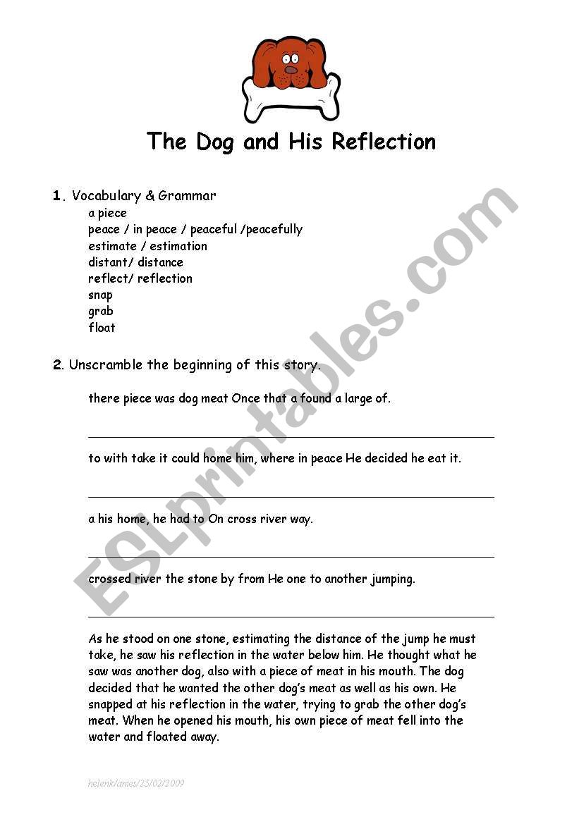 Aesop worksheet