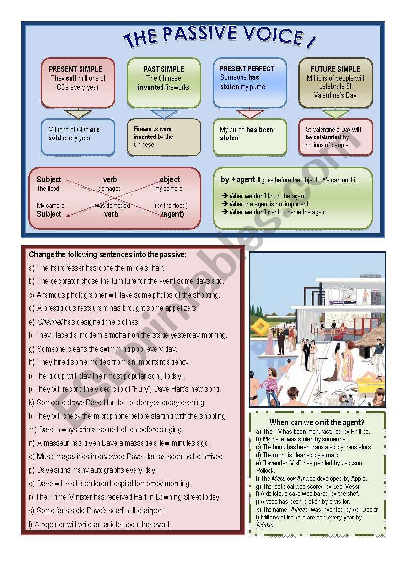 The Passive Voice I worksheet