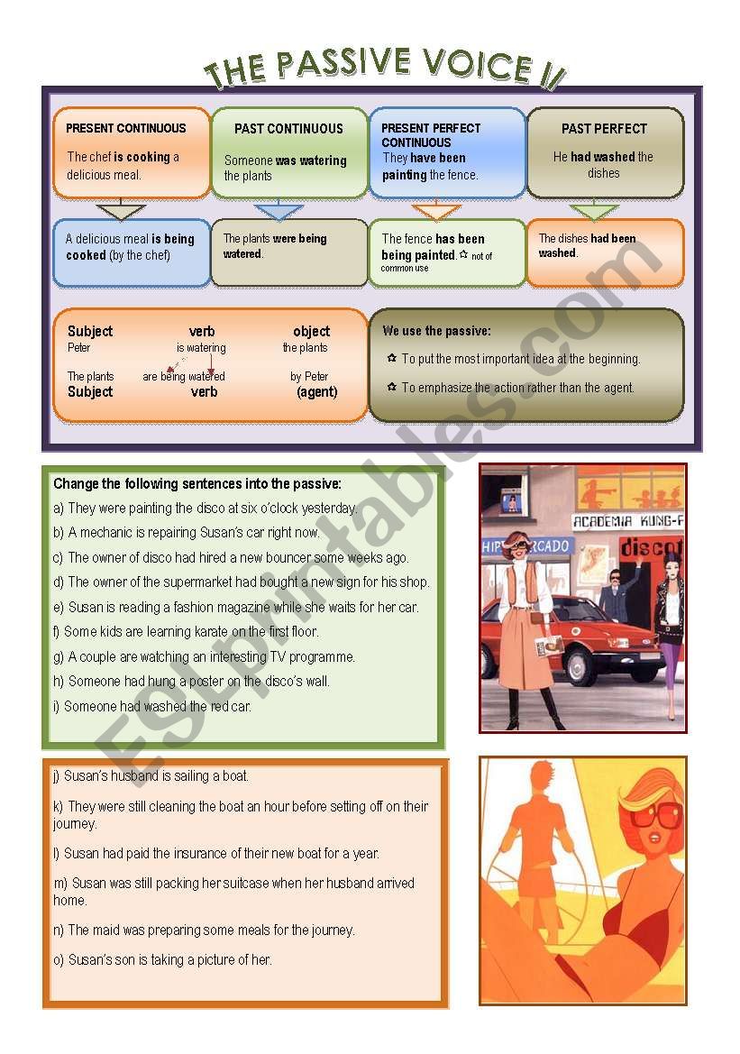 The Passive Voice II worksheet