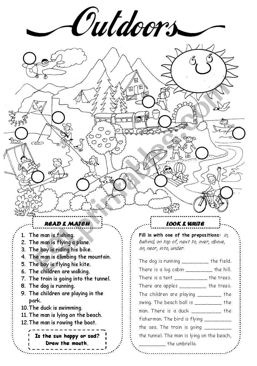 outdoor education worksheets pdf