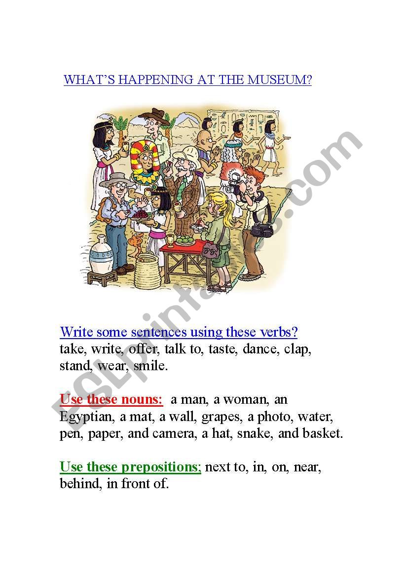 Whatīs happening at the museum? Whatīs happening at the museum?