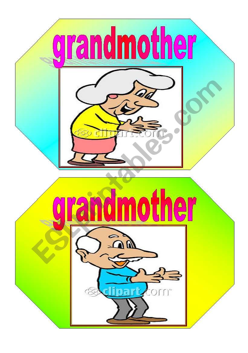 My relatives worksheet