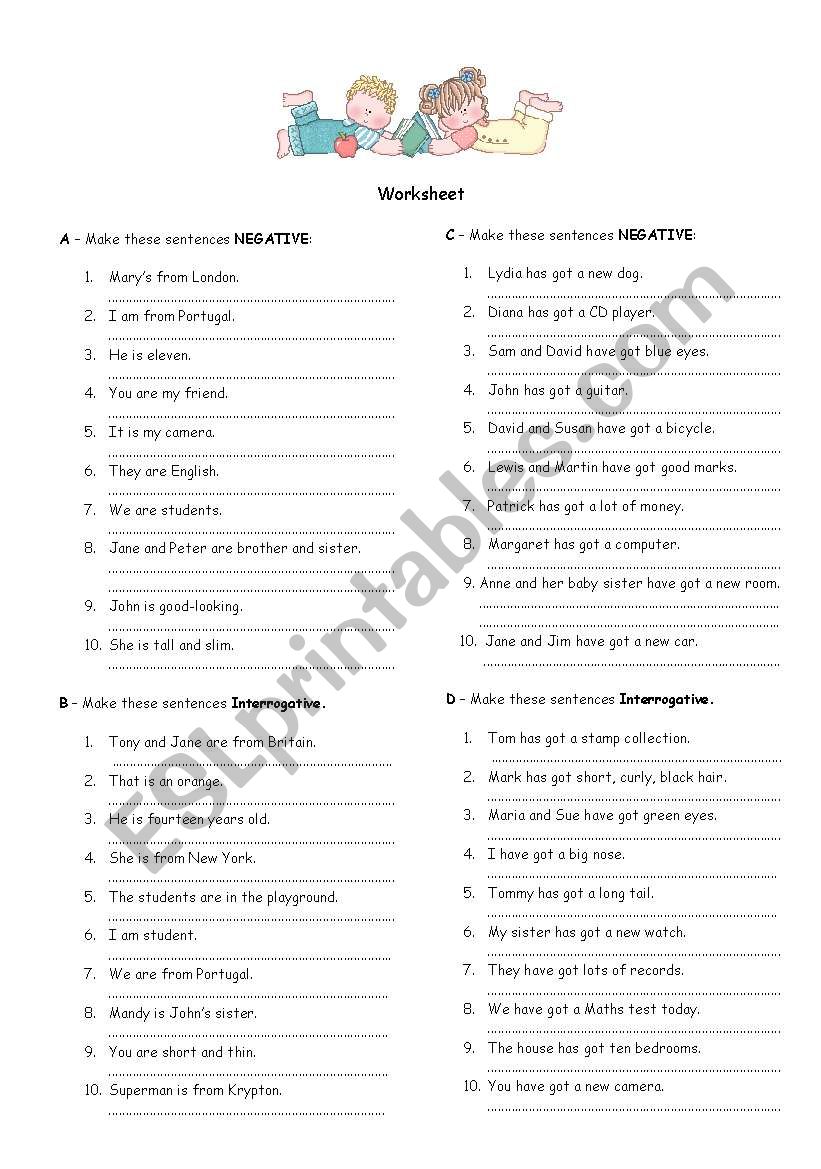 REVISION WORKSHEET worksheet