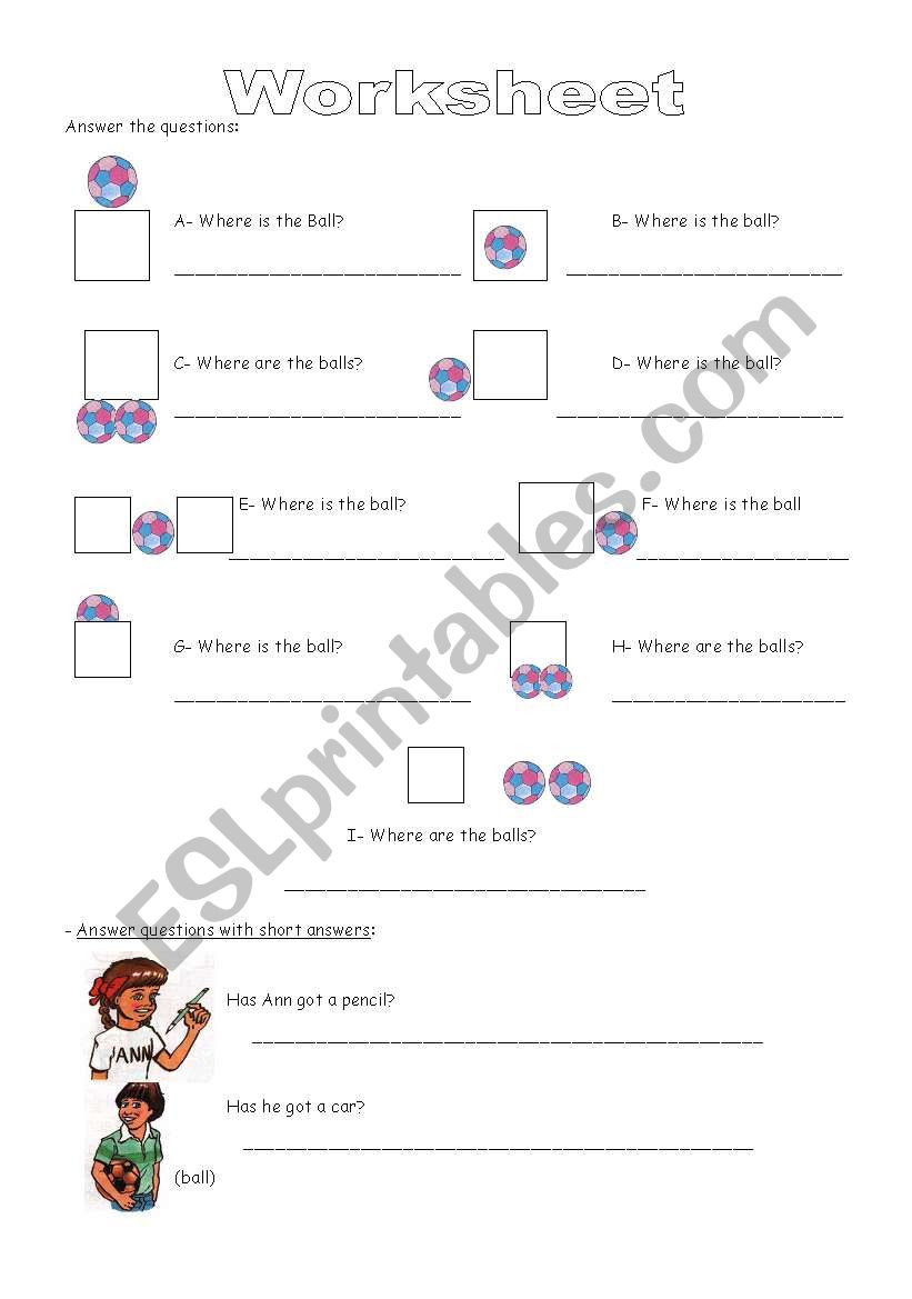 Worsheet worksheet