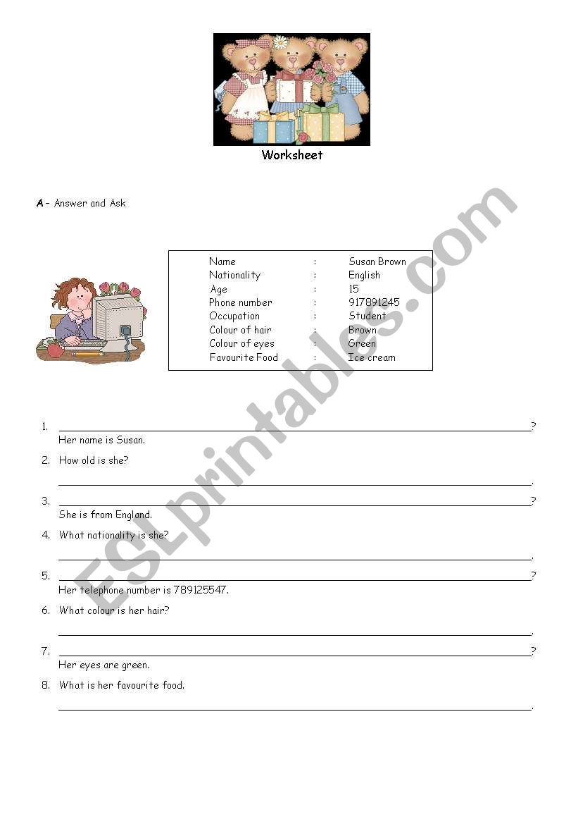 REVISION WORKSHEET worksheet