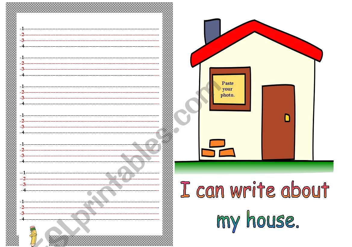 My house  worksheet