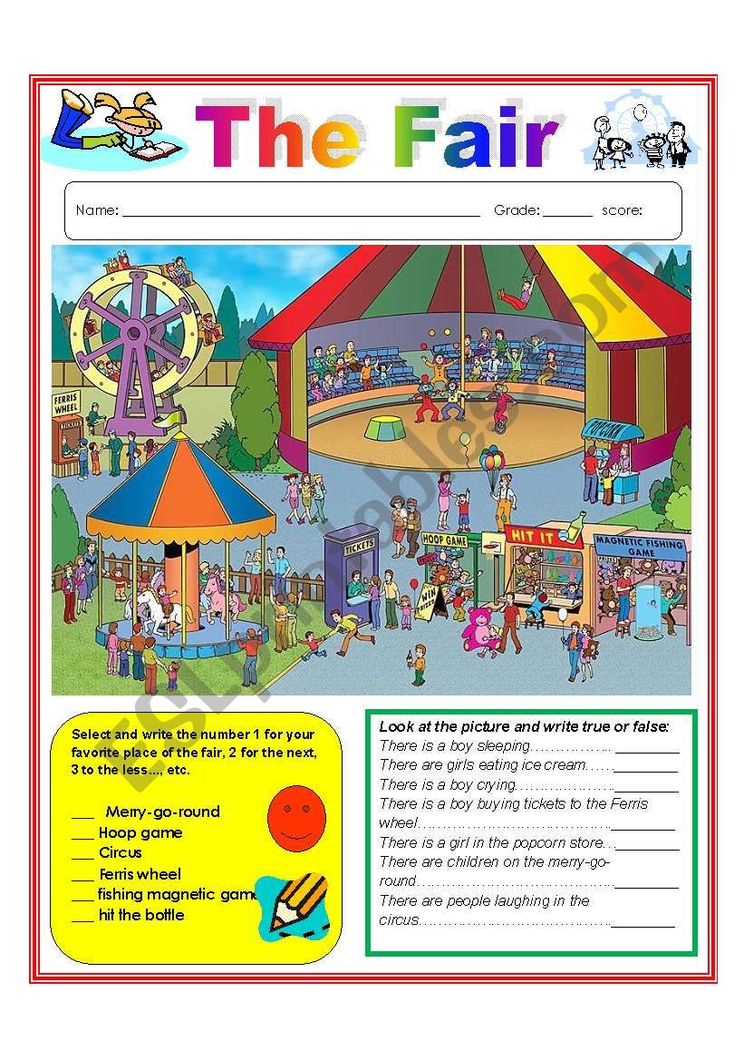 Funfair перевод на русский. At the Fair. At the Fair for Kids. At the Fair Worksheet for Kids. At the Circus 2 класс Worksheet.
