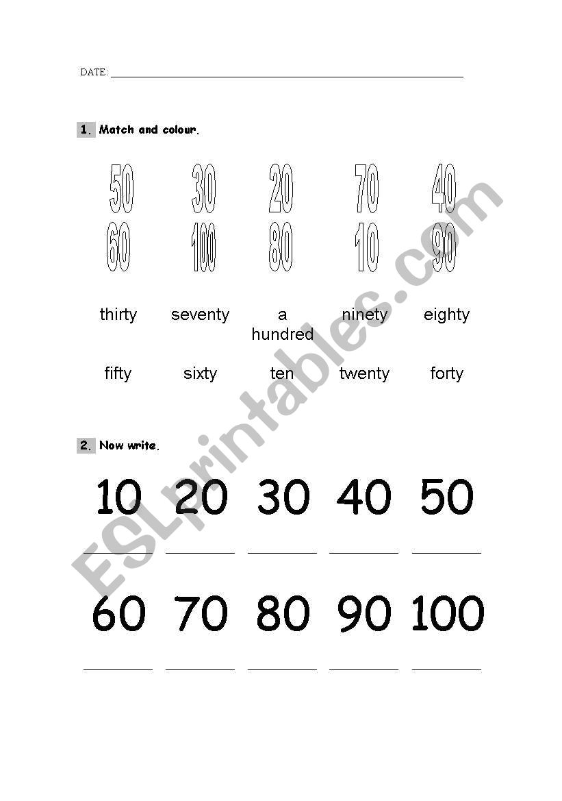 more numbers 3 worksheet