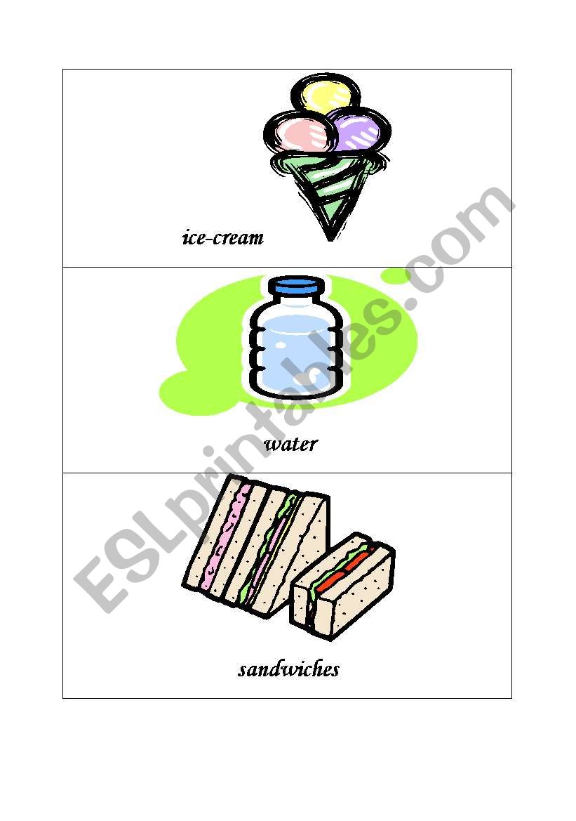 food (part 1) worksheet