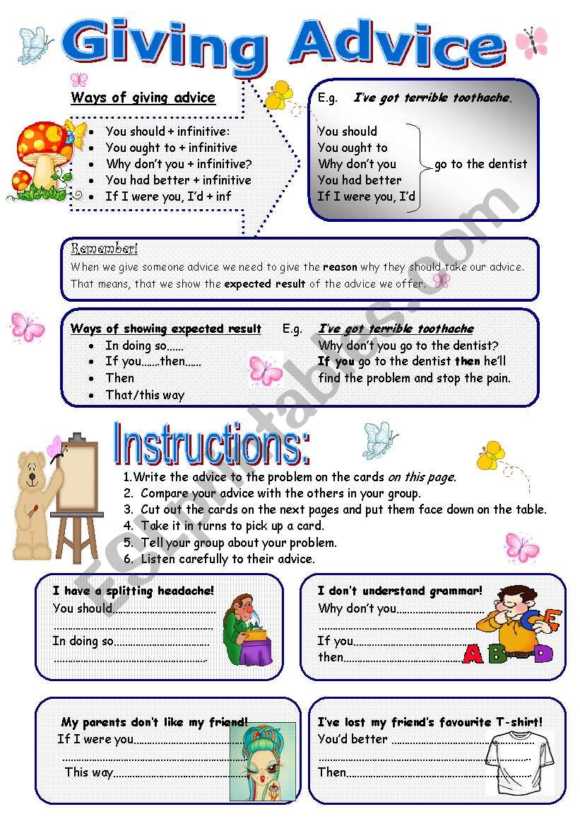 giving-advice-help-your-friend-esl-worksheet-by-alex1968