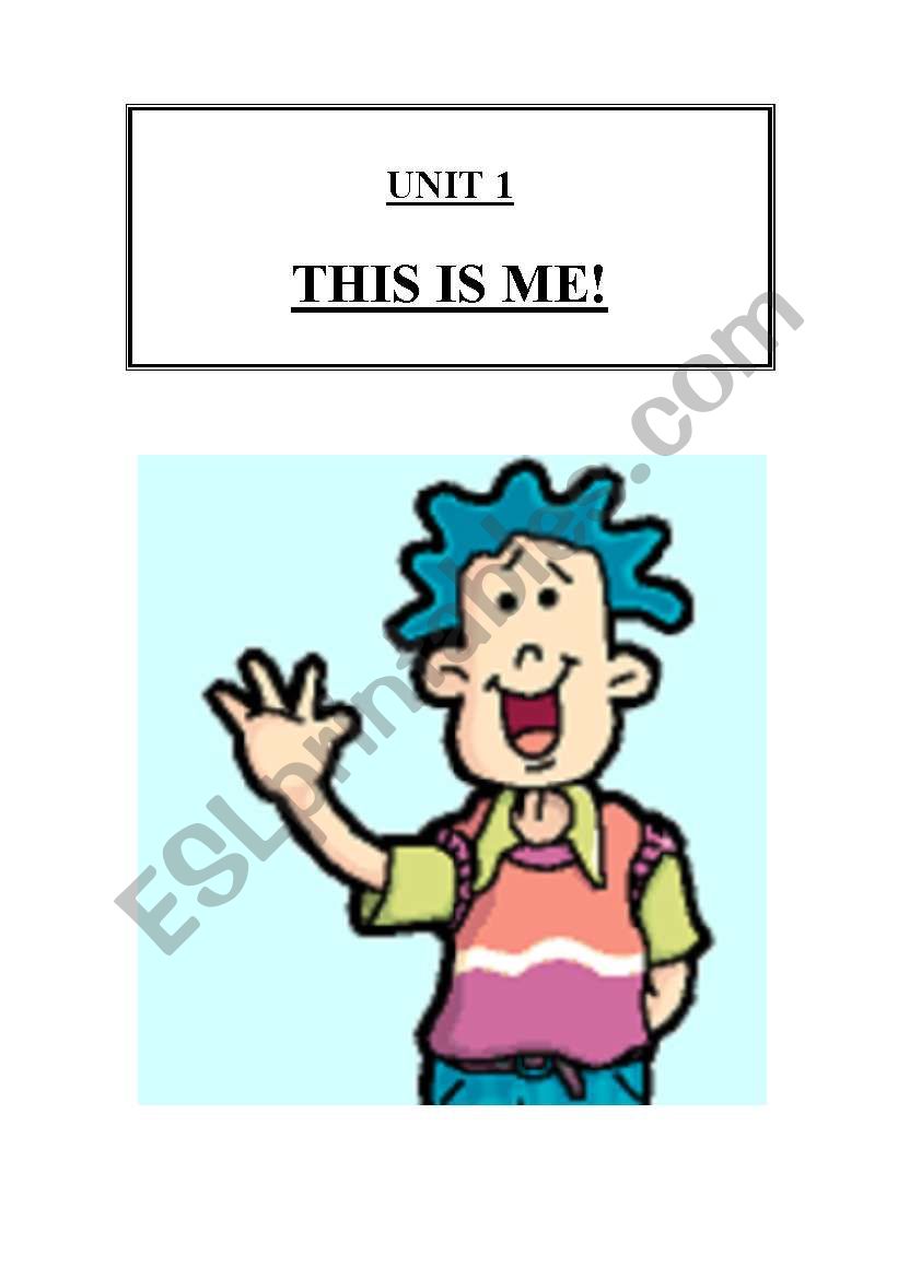 this is me! worksheet