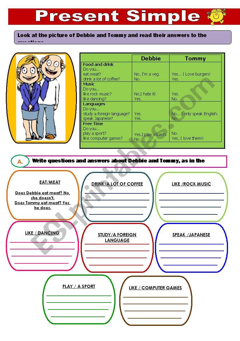 Present Simple worksheet