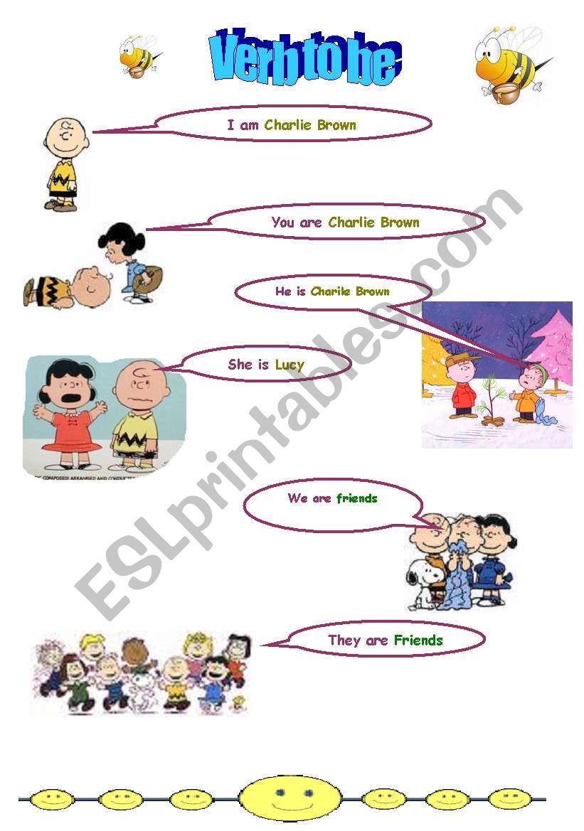 Verb to be  worksheet