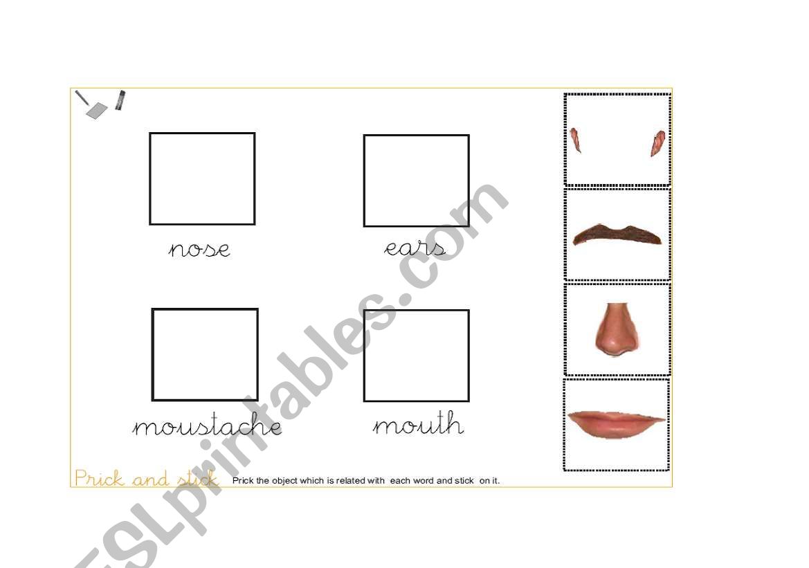 FACE worksheet