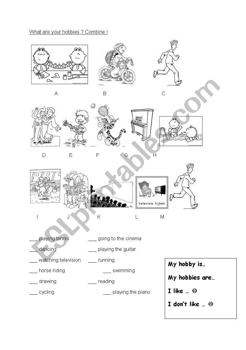 Free time worksheet